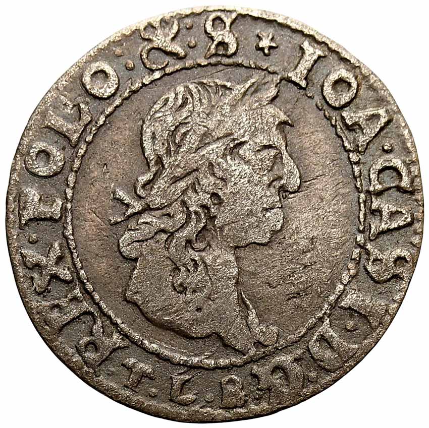 Jan ll Kazimierz. Trojak (3 grosze) 1665, Wilno